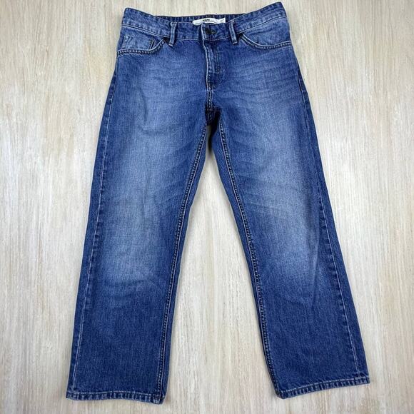 Hope by Ringstrand Soderberg Win Mid Rise Cropped Blue Denim Everyday Jeans 26 - Picture 1 of 13
